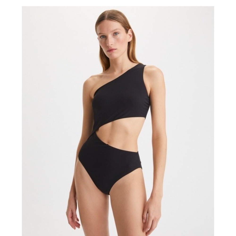 Tory Burch One Piece Swimsuit Cut Out Womens XL Beach Pool Designer Vacation